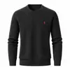 Suéter de punto retorcido de alta gama transfronterizo para hombre con cuello redondo, top de punto casual de otoño/invierno, estilo papá para hombre