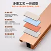 Perfil de aleación de aluminio color oro titanio de borde estrecho biselado Marco de fotos de gran tamaño Líneas de borde decorativas de porcelana de cristal para marco de fotos
