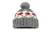 2025 Novo Estilo Estilo Fair Isle Bola de Pelo de Cereja Fofa Chapéu de Lã para Mulheres no Outono e Inverno Quente e Versátil Proteção para Ouvidos Chapéu de Tricô