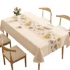 2026 Novo Estilo Toalha de Mesa Impermeável à Prova de Óleo Resistente ao Calor Lavável Mesa de Jantar Mesa de Café Mesa Retangular Toalha de Mesa Tapete de Mesa Luxo Leve Toque de Alta Qualidade