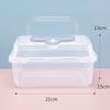 Caja de Cría Transparente para Cangrejo Ermitaño Ornamental al por Mayor Fácil de Criar Mascota Perezosa Mascota Linda Portátil Jaula Portátil para Cangrejo Ermitaño