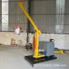 Guindaste Pequeno Hidráulico Manual Móvel de Uma Tonelada Equipamento de Levantamento Manual Móvel de Braço Único Guindaste Elétrico para Oficina
