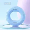 Ejercitador de Agarre de Mano de Silicona Doble Fuerza Anillo de Agarre Portátil para Hombres y Mujeres Entrenamiento de Rehabilitación de Dedos Fuerza de Mano Fuerza de Brazo Equipo de Fitness