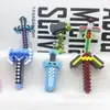 Llavero Colgante Espada de Minecraft de Dibujos Animados Creativo Yo Soy Mundo Tótem de Muerto Viviente Muñeco Colgante Figura Venta al por Mayor