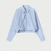 Camisa de Manga Larga a la Moda para Mujer, Nuevo Diseño Primavera 2026, Elegante y Adelgazante, Cuello Polo, Blusa Elegante, Moderna