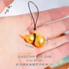 Mismo Estilo que el Lingote Atractor de Fortuna Chapado en Oro, Calabaza, Amuleto de la Suerte, Bestia Tragadora de Oro, Loto, Colgante para Teléfono de Animal del Zodiaco de la Tienda Puzuo Gold
