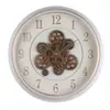 Reloj de Pared Redondo Artístico Estéreo Retro Nostálgico, Decoración de Pared para Sala de Estar Estilo Antiguo, Estudio, Creativo de Alta Gama