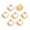 Accesorios para Joyería de Aleación DIY Corazón con Goteo de Aceite Colgante de Corazón Pulsera Llavero Pendientes Colgante Decorativo W500