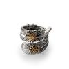 Anillo Ajustable de Pluma de Hoja Nueva 2024 para Hombres y Mujeres, Anillo Versátil de Moda Nicho, Directo del Fabricante