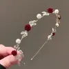 Acessórios de Ano Novo, Laços de Cabelo Festivos, Tiaras de Cabelo Exclusivas, Acessórios de Cabeça, Série Vermelha Outono e Inverno, Presilhas de Cabelo Estilo Chinês, Pentes de Cabelo Femininos, Ornamentos de Cabelo