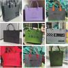 Bolsas de Fieltro al por Mayor, Bolsos Tote de Hombro Único de Fieltro, Bolsos de Mano de Fieltro, Bolsas de Regalo Rojas Festivas Hechas a Medida para Inauguración