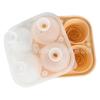 Molde de Hockey sobre Hielo de Rosa Hogar Grado Alimenticio Whisky Silicona Cubito de Hielo Casero Artefacto Hielera Sin Burbujas
