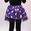 Saia Tutu de Festa Fantasma para Meninas de Halloween Mais Vendida no Exterior, Saia Média Clássica Dark Sweet and Cool 22