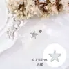 Accesorios para Arte de Uñas de Mariposa Plateada Lujo Ligero Moño Tridimensional Metal Alas de Mariposa Grande Adornos de Diamantes para Uñas Explosiones de Celebridad de Internet