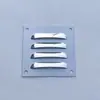 Salida de Aire con Rejilla de Acero Inoxidable y Aleación Hierro-Aluminio, Campana de Extracción para Disipación de Calor, Ventilación, Protección contra la Lluvia y Paneles de Rejilla Perforada