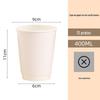 Copos de Papel Descartáveis Espessos para Café, Personalizados para Bebidas Quentes e Frias, com Tampas, Copos de Papel para Milk Tea, Copos de Papel Brancos Vazados de Camada Dupla Anti-Escaldantes