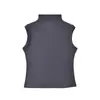 Nuevo Estilo Primavera y Verano Chaleco sin Mangas Youkesi, Elástico Ajustado, Cuello Medio Alto, Adecuado para Usar en Capas o Solo, Camiseta de Tirantes de Capa Base