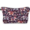Venta Caliente Transfronteriza Amazon Lona Impermeable Impresa Bolsa de Cosméticos para Mujer Bolsa de Artículos de Tocador de Viaje Accesorios Almacenamiento