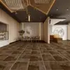 Azulejos de piedra caliza estilo castillo francés vintage personalizados 600x1200 para terraza de casa de huéspedes, baldosas de suelo antideslizantes estilo antiguo