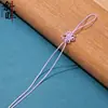 Pequeño Nudo de Hilo de Jade Nudo Chino Borla Fleco Accesorio Cuerda Cuerda para Colgar Marcador de Libros Bolsita Accesorios Colgante Fabricante Venta Directa Al por Mayor