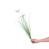 Cana Artificial Haste Única Grama Cebola Artificial Flor de Renda Flor Artificial Decoração de Casa Interior Adorno Adereço de Fotografia