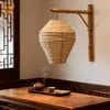 Nova Luminária de Linho Transfronteiriça, Formato Irregular, Simples Luminária Pendente de Quarto Wabi-Sabi, Arranjo de Atmosfera e Decoração