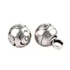 Hebilla Retro China de Cobre Macizo Chapada en Plata con Tallado de Nubes, Hebilla de Disco Redondo, Botones Especiales para Cheongsam, Dinastía Han y Traje Tang