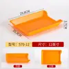 5 Platos de Melamina, Platos Redondos de Plástico, Platos de Hotel para Buffet Bicolor, Platos Especiales para Restaurantes de Comida Rápida, Platos Planos para Uso Comercial