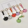 Nuevo Llavero de Calabaza de Diamantes Completos de Cristal Halloween Creativo Strass Moda Colgante de Bolso Adorno para Llave de Coche