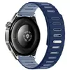 Correa de Reloj Magnética de Silicona Bicolor Rayada de 22 mm Compatible con Huawei Watch GT7 GT6 GT5 Pulsera Samsung