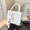 Bolso de viaje para mujer al trabajo, otoño e invierno 2024, nuevo bolso bandolera de hombro combinable, pequeño bolso cuadrado elegante