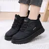 Zapatos de Invierno para Mujer, Nuevos, Transfronterizos, Casuales, de Felpa, Cálidos, para Mamá, Suela Suave, Antideslizantes, Versátiles, Botas de Nieve para Mujer