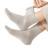 Calcetines para Hombre Primavera y Verano Delgados Puros para Hombre Media Caña Desodorantes 10A Antibacteriales Transpirables Absorbentes de Sudor Malla Calcetines de Vestir para Hombre