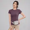 Top de Manga Corta para Yoga para Mujer 2026 Verano Nuevo Pilates Fitness Cuello Redondo Top de Yoga Ropa de Yoga para Mujer
