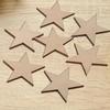 En stock, decoración de ambiente de estrella de cinco puntas de madera, accesorios creativos de decoración de árbol de Navidad DIY, colgante de Navidad, decoración del hogar