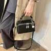 Bolso de Mano con Textura de Moda para Comercio Exterior Transfronterizo para Mujer 2026 Nuevo Estilo Bolso Boston Simple de Hombro Cruzado Bolso Cuadrado Pequeño