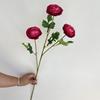 Flor artificial roja rosa para boda, auditorio, techo, fila de flores, guía de camino, base, arreglo floral, decoración, hotel, hogar, exhibición de flores