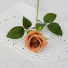 Única pequena flanela rosa flor artificial Pérola Rosa Dia dos Namorados rosa Parede suprimentos de casamento decorativo flor falsa