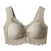Sujetador de Encaje Hermoso Espalda Sin Costuras Estilo Camiseta Interior Push-Up Reductor de Busto Sujetador Push-Up Sin Aros Copa Fija Camiseta Interior para Mujer