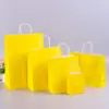 Bolsa de papel kraft para llevar catering té de leche repostería vasos joyería compras publicidad regalos