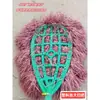 Escoba de plástico con cerdas largas y mango largo para hogar, patio, fábrica, carretera, saneamiento exterior, barrer hojas caídas, polvo, escoba de bolsa tejida