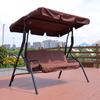 Columpio colgante para exteriores, silla de ratán, columpio para jardín, patio, doble cesta colgante, mecedora de hierro, columpio perezoso para balcón