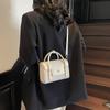 Bolso Cuadrado Pequeño Simple Ins Joker para Mujer 2025 Nuevo Moda para Ir al Trabajo Hombro Bandolera Bolso Pequeño Casual de Moda