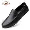 Zapatos de Hombre de Cuero de Vaca de Primera Capa Ram Genuino Verano Transpirables Huecos de Cuero Genuino Casual de Negocios Estilo de Hombre Zapatos de Papá