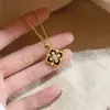 ¡El mismo estilo de Zhao Lusi! Collar Baoxianghua Serie Wanxiang para Mujer Sentido de Alta Gama Lujo Ligero Cadena para Suéter de Nicho Accesorios Gargantilla