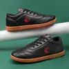 Sapatos de Tai Chi Femininos Sola de Couro Sapatos de Artes Marciais Masculinos Primavera e Verão Tai Chi Kung Fu Treinamento Sapatos Especiais para Exercício Esportes