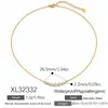 Collar Transfronterizo de Acero Inoxidable con un Diseño Único y de Moda, Presentando una Incrustación de Circonita en Forma de Gota de Agua, Chapado en Oro de 18 Quilates, Impermeable y Conserva el Color