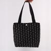 En stock Bolso de mano de comercio exterior, bolsa de aseo acolchada, bolsa de almacenamiento GRS, bolsa de tela estampada ecológica, bolsa de aseo portátil de viaje