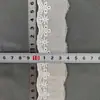 1-3cm Tecido de Algodão Renda Bordada Bordado Vazado Saia Perfurada Bainha Acessórios de Vestuário