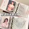 Álbum de Tarjetas de Mariposa Estético Original, Álbum de Fotos de Hojas Sueltas de una Sola Rejilla, Colección de Fans de Ídolos Estilo Ins, Álbum de Fotos Pequeño para Tarjetas de 3 pulgadas, Álbum de Tapa Dura